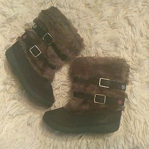 Girls Faux Fur Boots